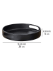 Wenko Drehtablett "Susie" in Schwarz - (H)6 x Ø 26 cm