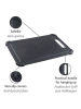 Wenko Schneidebrett "Peet" in Schwarz - (L)30 x (B)20,5 cm