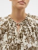 Vero Moda Bluzka "Imma" w kolorze oliwkowo-kremowym