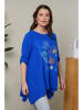 Curvy Lady Blouse blauw