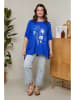 Curvy Lady Blouse blauw