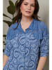Curvy Lady Hemd in Blau