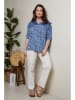 Curvy Lady Hemd in Blau