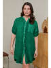 Curvy Lady Jurk groen