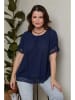 Curvy Lady Blouse donkerblauw