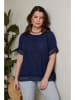 Curvy Lady Blouse donkerblauw