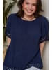 Curvy Lady Blouse donkerblauw