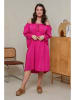 Curvy Lady Kleid in Pink