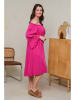 Curvy Lady Kleid in Pink