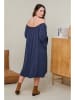 Curvy Lady Jurk donkerblauw