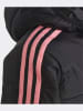 adidas Kurtka pikowana w kolorze czarno-różowym