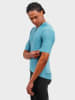 Siroko Koszulka kolarska "SRX PRO Rolle" w kolorze turkusowym