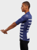 Siroko Fietsshirt "M3 Peyresourde" donkerblauw/zwart/wit