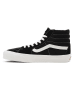Vans Skórzane sneakersy "SK8-Hi" w kolorze czarnym