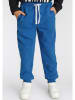 Kidsworld Spodnie dresowe (2 pary) w kolorze szaro-niebieskim