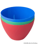 Dr. Oetker 3er-Set: Schüsseln "Peppa, Schorsch & Dino" in Rot/ Grün/ Blau - Ø 15 cm
