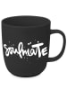 Design@Home Jumbotasse "Soulmate" in Schwarz - 400 ml