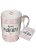 Design@Home Jumbotasse "Mädelsabend" in Rosa - 250 ml