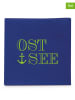 Design@Home 2er-Set: Servietten "Ostsee" in Dunkelblau - 2x 20 Stück