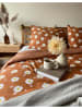 Covers & Co Perkal beddengoedset "Oopsie Daisy" lichtbruin/wit