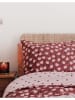 Essenza Perkal beddengoedset "Tulip Mania" rood/lichtroze