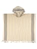 Samimi Poncho crème/zwart/geel