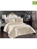 Colourful Cotton 3tlg. Tagesdecken-Set "Beste" in Beige