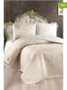 Colorful Cotton 3-delige bedspreiset "Sanem" beige/wit