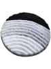 Colorful Cotton Dywanik łazienkowy "Well Cap" w kolorze szaro-czarnym