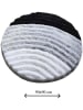Colorful Cotton Dywanik łazienkowy "Well Cap" w kolorze szaro-czarnym