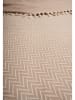 Colorful Cotton Tagesdecke "Zigzag" in Creme