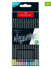 Faber-Castell 2-delige set: kleurpotloden "Black Edition Metallic" - 2x 12 stuks