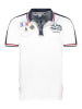 Geographical Norway Koszulka polo "Kalvin" w kolorze białym