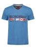 Geographical Norway Shirt in Blau