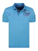 Geographical Norway Koszulka polo "Kinflat" w kolorze niebieskim