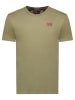 Geographical Norway Koszulka "Jactus" w kolorze khaki