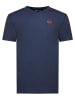 Geographical Norway Koszulka "Jactus" w kolorze granatowym