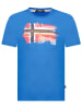 Geographical Norway Shirt "Jysuis" in Blau