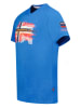 Geographical Norway Shirt "Jysuis" in Blau
