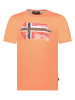 Geographical Norway Shirt in Orange