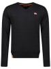 Geographical Norway Pullover in Schwarz