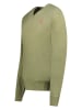 Geographical Norway Pullover in Khaki