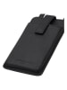 LIEBESKIND BERLIN Leren smartphonetas zwart - (B)10 x (H)18 x (D)2,5 cm