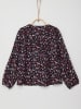 s.Oliver Blouse zwart/rood/lichtroze