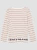 s.Oliver Longsleeve wit/lichtroze
