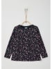 s.Oliver Longsleeve in Dunkelblau/ Bunt