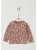 s.Oliver Longsleeve in Beige/ Rosa