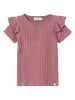 Lil Atelier Koszulka "Frila" w kolorze szaroróżowym