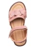 POM POM Leren sandalen lichtroze