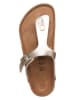 Birkenstock Zehentrenner "Gizeh" in Silber